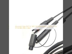 Cavo patch in fibra IP67 SC APC SM con tubo corazzato per cavo FTTA FTTH BBU RRU