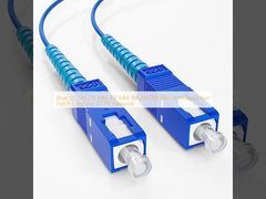 Cavo di toppa corazzato in fibra blu SM 2,0 mm 3,0 mm 1M 2M 5M 10M per la rete FTTN