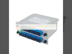 Separatore bianco dello SpA di FTTH nel separatore a fibra ottica 1x4 8 16 32 della cassetta dello Sc APC/UPC LGX