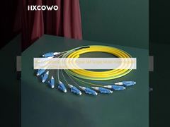 4G Compatible LC UPC Pigtail SM Single Mode Fiber Pigtails 0.9mm LSZH Jacket