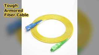 Cavo patch in fibra ottica armato SC UPC APC