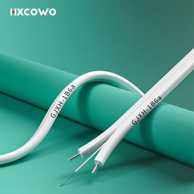 comprare SM G652D G657A GJXH Indoor Optical Fiber Cable With LSZH Jacket 2 Core fabbricazione online