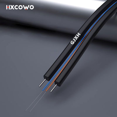 comprare Telecom Communication Indoor Fiber Cable 1 2 4 Core GJXH G657A2 6 Core Wire Cable fabbricazione online