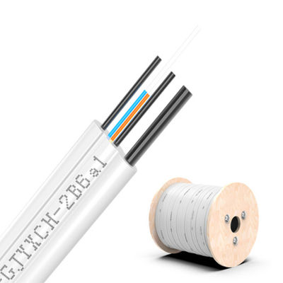 comprare Conteggio di fibre 1/2/4 Core HXCOWO GJYXFCH GJYXCH FTTH Fiber Optic Drop Cable per esterni fabbricazione online
