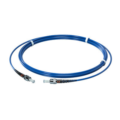 comprare FTTH PVC 3.0MM Single Mode G657A1 3M ST/UPC-ST/UPC Armored Fiber Optic Patch Cord fabbricazione online
