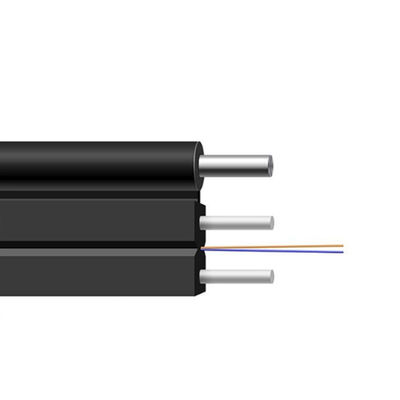 comprare G657A 1km FTTH Drop Cable 1 2 4 6 8 12 Core PVC Fiber Optical Cable for Indoor/Outdoor fabbricazione online