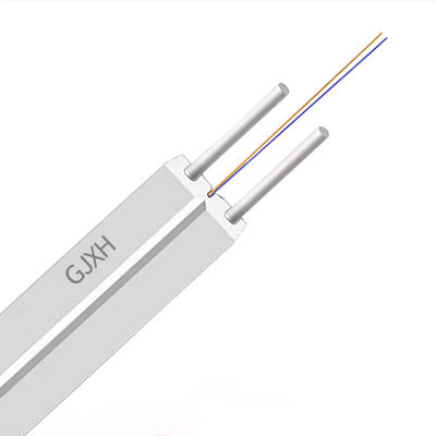 comprare HXCOWO GJXH FTTH Communication Drop Fiber Optic Cable White Black Custom Length fabbricazione online