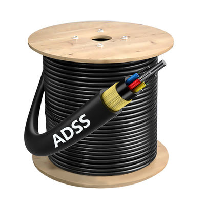comprare Cavo di fibra ottica ADSS dielettrico G652D G657A1 G657A2 Cavo di fibra ottica per aria aperta fabbricazione online