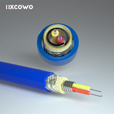 comprare LSZH TPU Flexible Spiral Steel Armored Fiber Optical Cable For Dustproof Function fabbricazione online