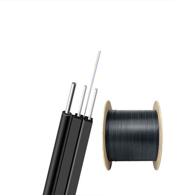 comprare 1km Roll Fiber Optic Drop Cable Outdoor FTTX FTTH 1/2/4 Cores HXCOWO Cable 's List fabbricazione online