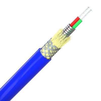 comprare 50/125 Flexible Spiral Steel Single Mode Armored Fiber Cable 2-288 Core fabbricazione online