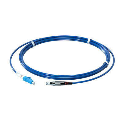 comprare PVC Armored Fiber Optic Patch Cord LC/UPC-FC/UPC Connector Single Mode Simplex 3.0 1M-10M fabbricazione online