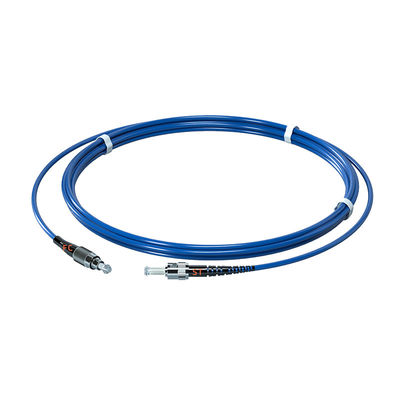 comprare 1 PVC FTTH Jumper FC/UPC a ST/UPC Single-Mode 1 Core Armored Fiber Optic Patch Cord fabbricazione online