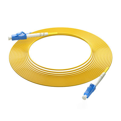 comprare Lunghezze personalizzate LC-LC APC/UPC Single Mode Simplex Armored Fiber Optic Cable Patch fabbricazione online