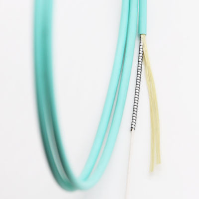 comprare Flexible Spiral Steel Tube Armored Anti Rat Bite Fiber Optic Cable with Custom Length fabbricazione online
