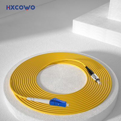 comprare LC FC Single Mode Simplex UPC/APC 0.9/2/3 MM Armored Fiber Optic Patch Cord PVC LSZH fabbricazione online