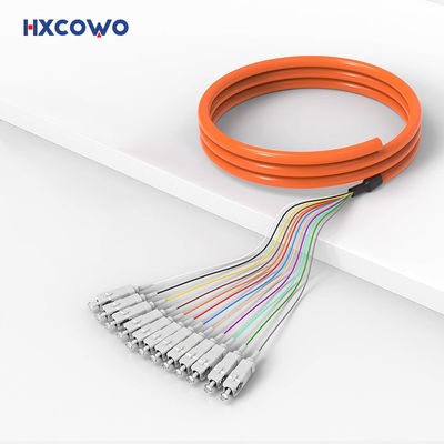 comprare SC APC OM1 OM2 OM3 FTTH CATV in fibra ottica arancione per telecomunicazioni fabbricazione online