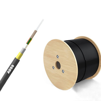 comprare Cavo ad fibra ottica ADSS nero multi modalità per trasmissione dati ad alta velocità fabbricazione online
