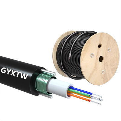 comprare G652D/G657A1/G657A2 Fiber Type Outdoor Fiber Optic Cable for HXCOWO SM 2/4/6/ Core GYXTW fabbricazione online