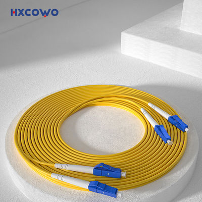 comprare HXCOWO 0.9mm/2mm/3mm Armored Fiber Optic Cable Patch Wavelength 850nm/1310nm/1550nm 2 fabbricazione online