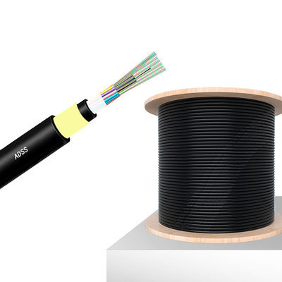 comprare Cable a fibra ADSS mono-modo G657A Cable a fibra aerea autoportante per esterni fabbricazione online