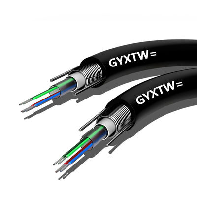 comprare Cavo in fibra ottica blindato per esterni nero G652D Cavo in fibra ottica a condotti fabbricazione online