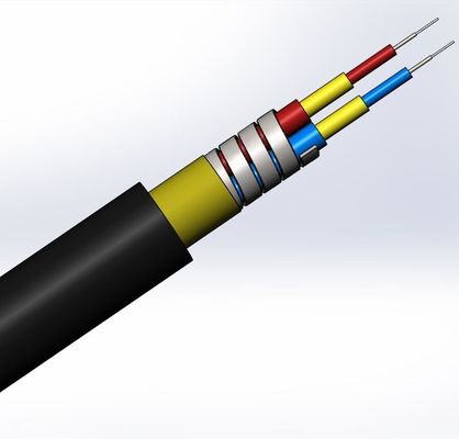 comprare SM LC SC FC CPRI FTTA impermeabile Jumper Cablo blindato in fibra ottica 7.0mm 2C 4C fabbricazione online