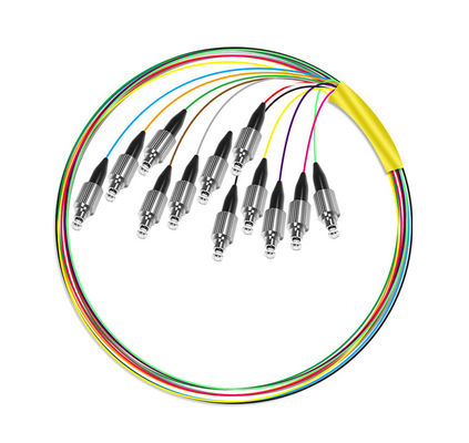 comprare speed HXCOWO 12 Core G652D LSZH FC Fanout Bunchy Breakout Fiber Optic Pigtail for 4g Network fabbricazione online