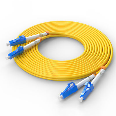comprare Single Mode LC/UPC-LC/UPC FTTH Duplex Fiber Optic Cable Patch for Customized Colors fabbricazione online
