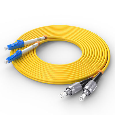 comprare FTTX HXCOWO LC FC Duplex OM3 OM4 Jumper 50/125um Multimode Fiber Optic Cable Patch fabbricazione online