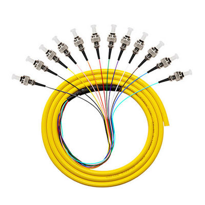 comprare Multimode 50/125 62.5/125 SM 12 Cores Coated Fiber Optic Pigtail for 4g Network Solution fabbricazione online