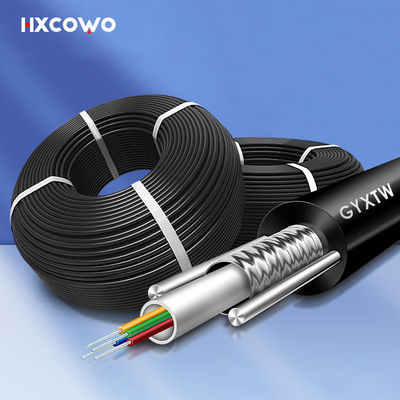 comprare High Speed Armored Single Mode Fiber G657A1 G657A2 Outdoor Armored Fiber Optic Cable fabbricazione online