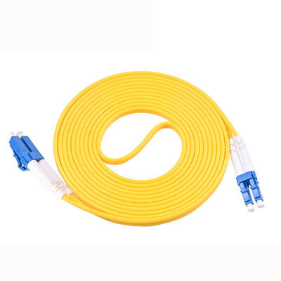 comprare Customized Lengths HXCOWO MM OM1/OM2/OM3/OM4 LC-LC Duplex Multi Mode Fiber Optic Cable Patch fabbricazione online