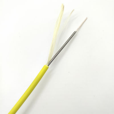 comprare 10D Bending Radius Direct Indoor Spiral Steel Armored Optical Cable 1-12 Core 1km fabbricazione online