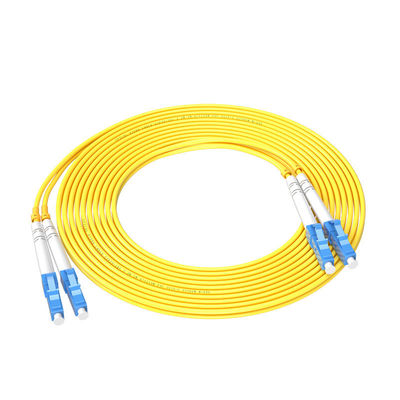 comprare Ordinary Fiber Cable Patch 3m LC-LC 2core 3.0mm by HXCOWO Wavelength 850nm/1310nm/1550nm fabbricazione online