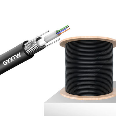comprare 24 Core Single Mode Outdoor GYXTW Armoured Fiber Optic Cable for Telecom Comunication fabbricazione online