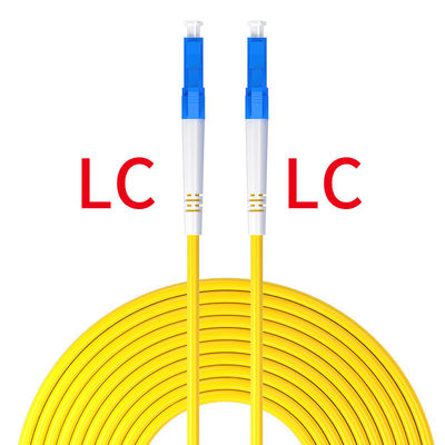 comprare Cordo di patch in fibra ottica LC UPC/LC UPC 2.0mm PVC OFNR 9/125 Patch in cavo in fibra ottica mono modalità fabbricazione online