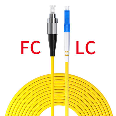 comprare HXCOWO FC-LC/UPC Fiber Optic Cable Patch in Customized Colors with High Durability fabbricazione online