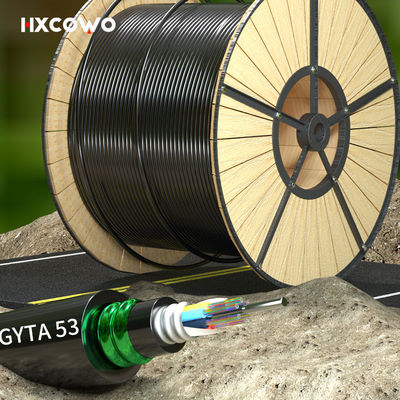 comprare G652D/G657A1/G657A2 Fiber Optic Cable GYTA53 6-288 Core for Telecom Comunication fabbricazione online