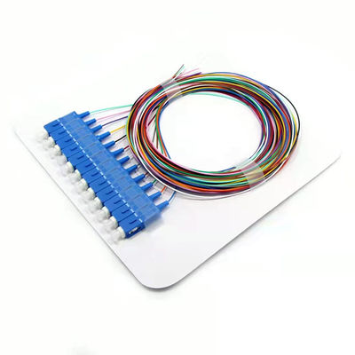 comprare SC/UPC SM LSZH 12 Fiber Optic Pigtail Waterproof Cable Single Mode Fiber Pigtails fabbricazione online