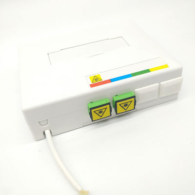 comprare 2 Ports Fiber Optic Terminal Box 10 FTTH Access Indoor Fiber Termination Box fabbricazione online