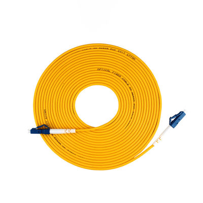 comprare Indoor SM G652D G657A1 G657A2 Simplex 3.0mm LC UPC Fiber Optic Cable Patch for FTTxFTTB fabbricazione online