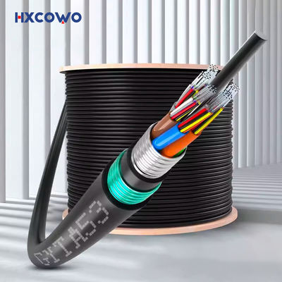 comprare 48/72/96/144 Core GYTA53 Outdoor Armored Fiber Optic Cable for Secure Communication fabbricazione online
