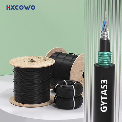 comprare Double Jacket Direct Burial Fiber Cable GYTA53 Outdoor Fiber Optic Cable fabbricazione online