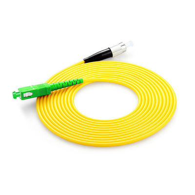comprare PVC LSZH Fiber Optic Cable Patch SC FC LC ST Connector Type HXCOWO G652D G657A APC UPC fabbricazione online