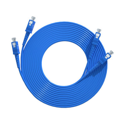 comprare HXCOWO 2 SC-SC UPC Duplex Armored Fiber Optic Cable Patch for Communication Equipment fabbricazione online