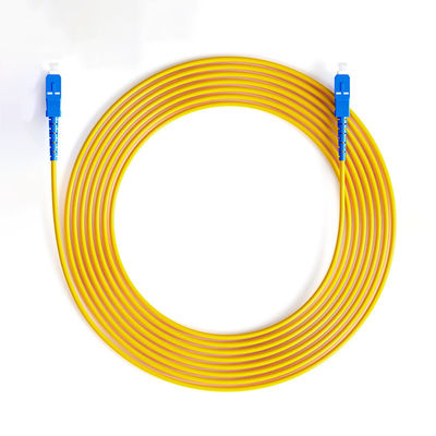 comprare Wiegand Network PVC Jacket SC/UPC Single Mode Simplex Armored Fiber Optic Cable Patch fabbricazione online
