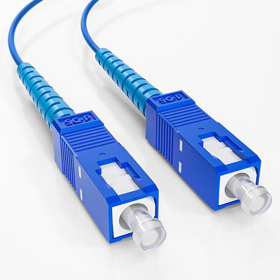 comprare Blue SC SM 2.0 MM 3.0 MM 1M 2M 5M 10M Armored Fiber Patch Cord For FTTN Network fabbricazione online