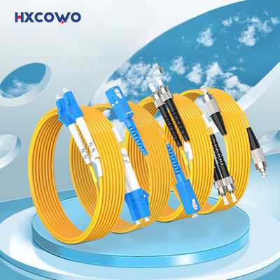 comprare 4G Network Simplex SC LC FC ST UPC APC PVC LSZH OS2 2.0mm 3.0mm Optic Fiber Patch Cord fabbricazione online