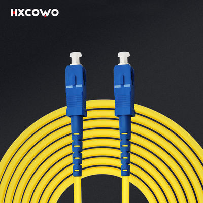 comprare FTTH Armored Fiber Optic Patch Cable G652D G657A1 G657A2 HXCOWO SC SC UPC APC fabbricazione online